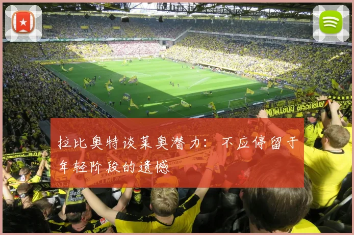 拉比奥特谈莱奥潜力：不应停留于年轻阶段的遗憾