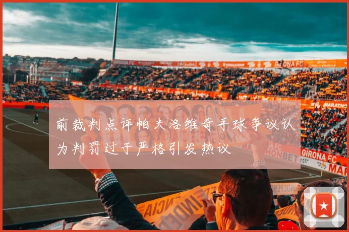前裁判点评帕夫洛维奇手球争议认为判罚过于严格引发热议